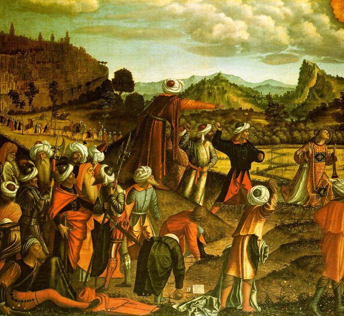 Vittore Carpaccio The Stoning of Saint Stephen oil painting picture